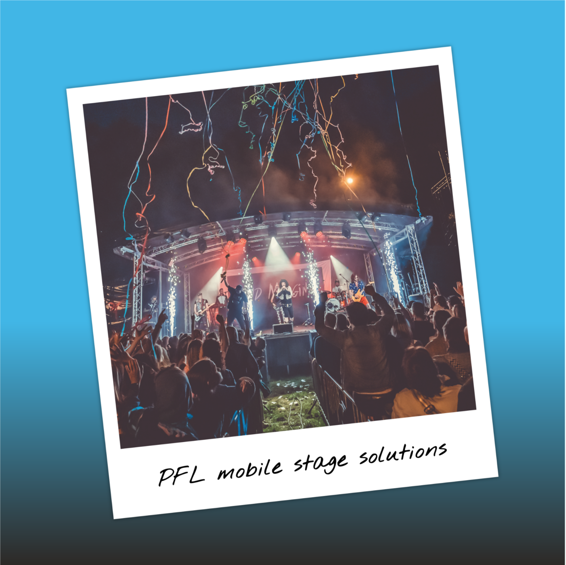 PFL mobile stage solutions podium verhuur Festival service